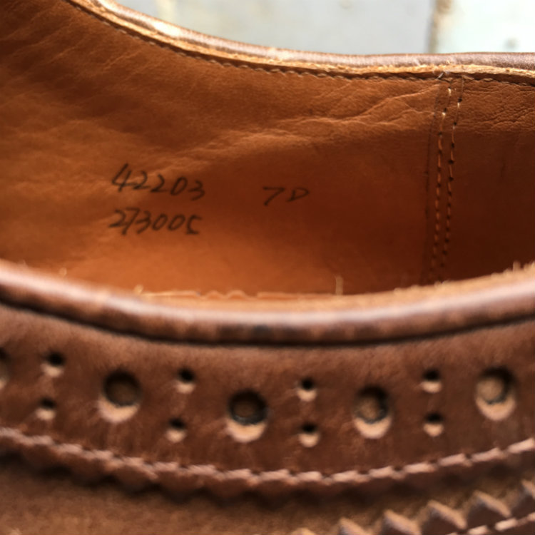 Inside Of Shoe Size 7D