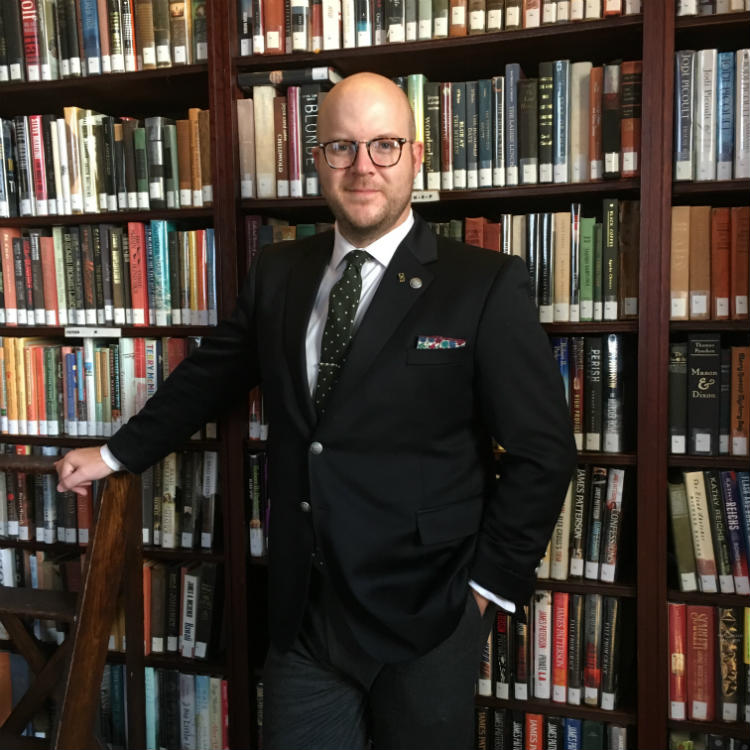 Man In Low Contrast Outfit