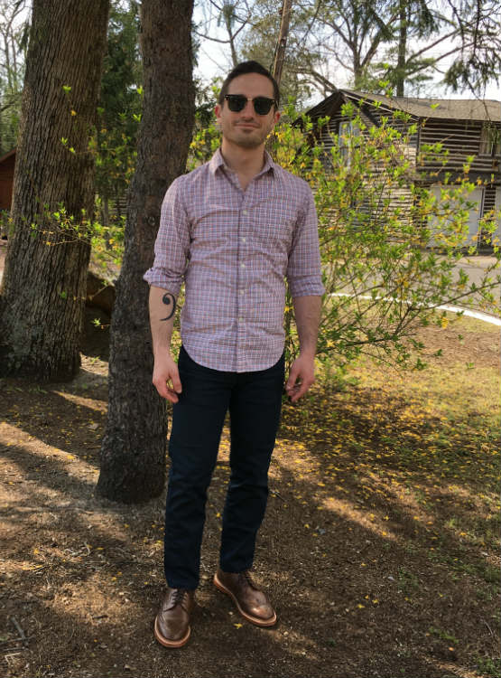 Man In Sunglasses And Button Down