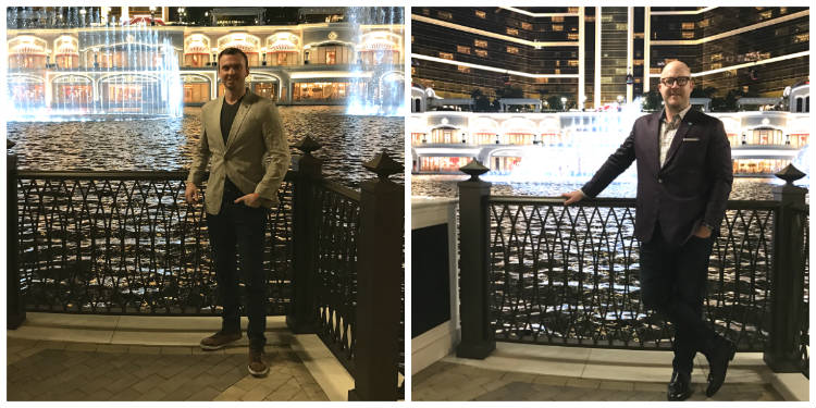 Perfect fitting custom tuxedo on Trevor Guilday