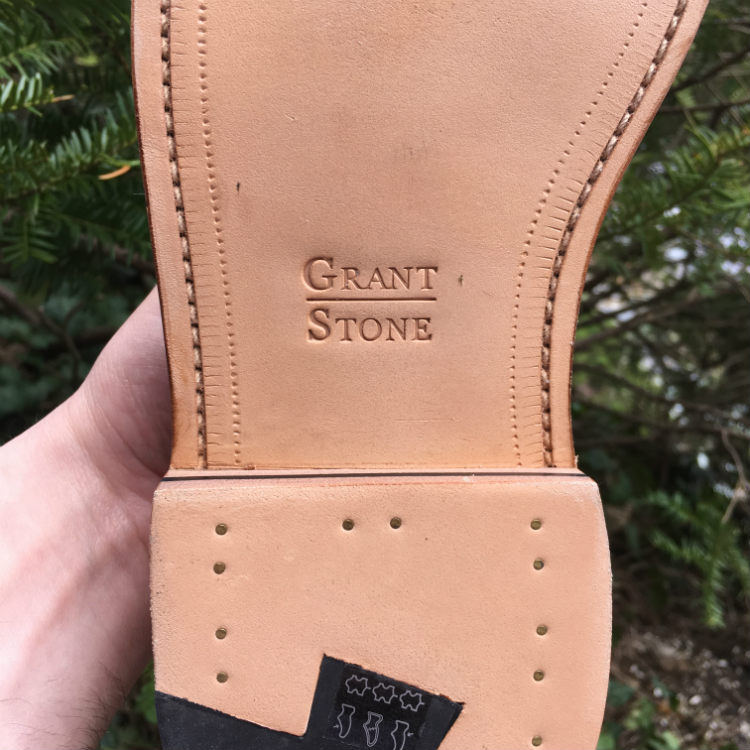 Sole And Heel Of Grant Stone Shoe