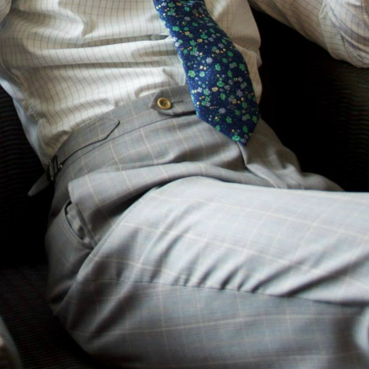 Trouser With Side Fasteners