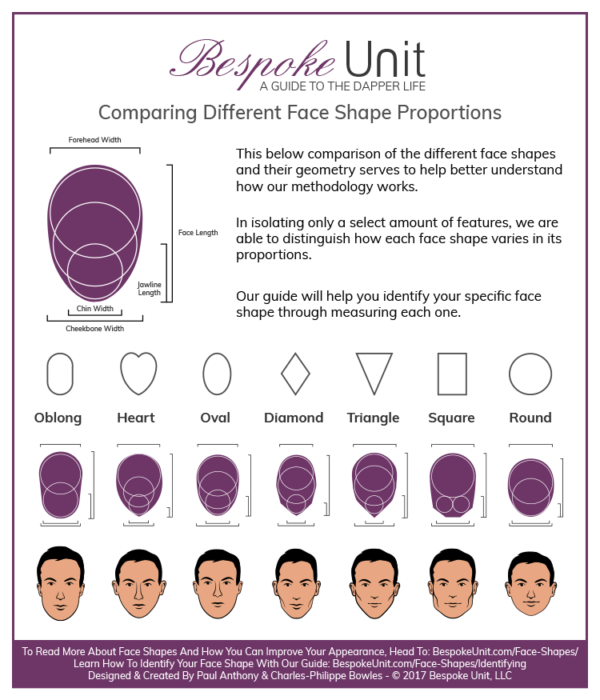 Bespoke-Unit Face Shape Geometric Infographic Presentation