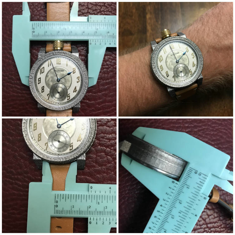 Case width size of Vortic watch