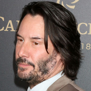 E Keanu Reeves Patchy Beard July 2017