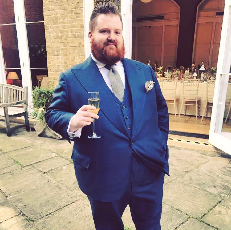 Man in Blue 3 Piece Suit
