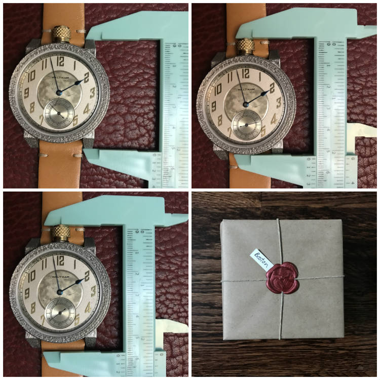 Size of Vortic watch lug to lug height