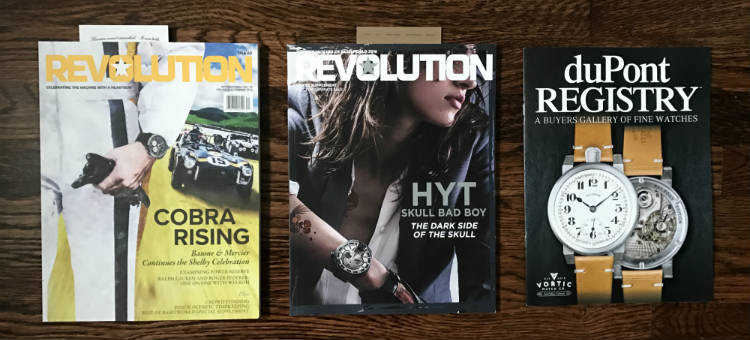 Three watch magazines