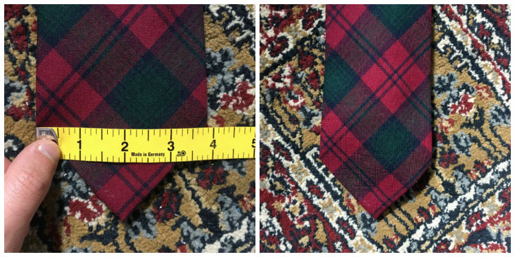 Tie With Measuring Tape