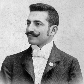 Vintage 19th Century Handlebar Imperial Moustache