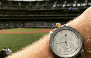 Vortic Watch Co. American Artisan model on the wrist