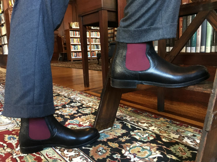 Wide Cut Grey Trousers