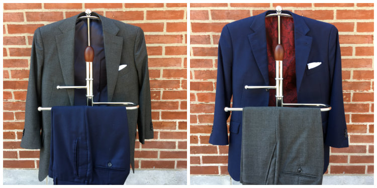 Blue And Grey Jackets And Trousers