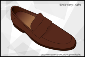 Brown Blind penny Loafer