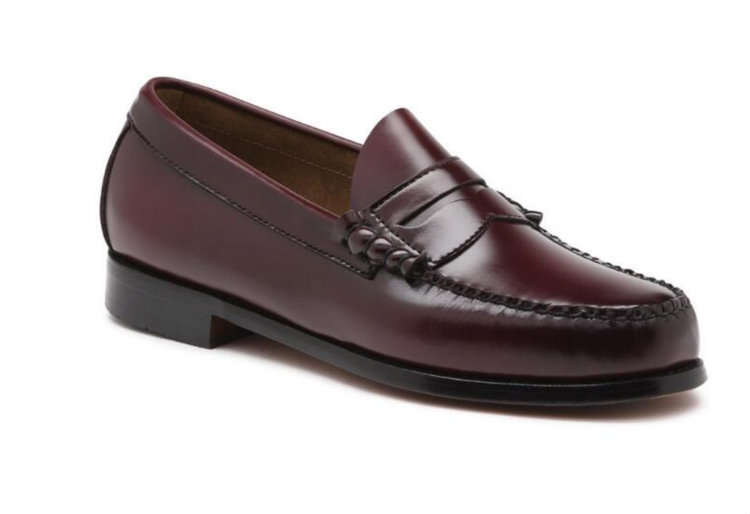 Burgundy Bass Weejun Shoe