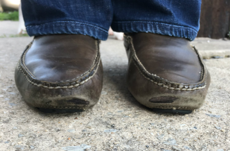 Driving Shoes With Holes At Toe