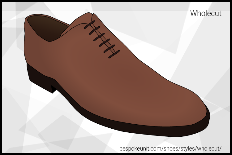 Mens Brown Wholecut Shoe