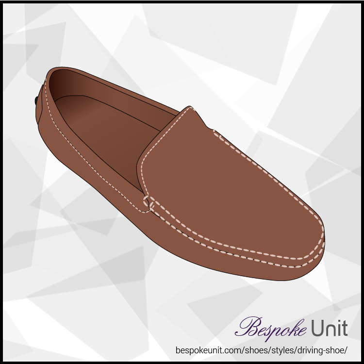 Perspective View Of Driving Shoe