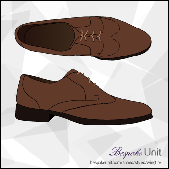 Top And Side View Of Austerity Brogue