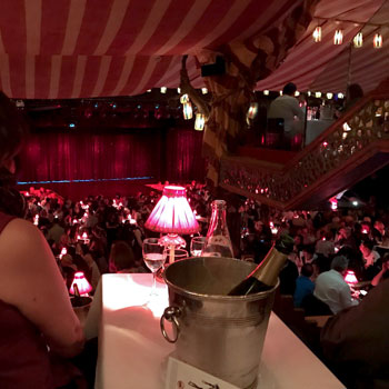 bespoke unit inside moulin rouge view from back