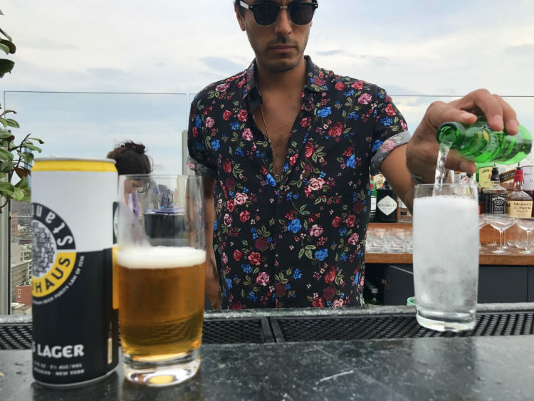 Bartender at The Top of the Standard NYC