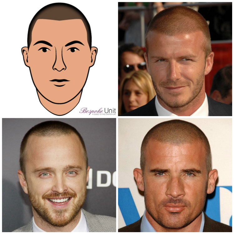 Celebrity Buzz Cut Stubble Ideas Beckham Aaron Paul Purcell