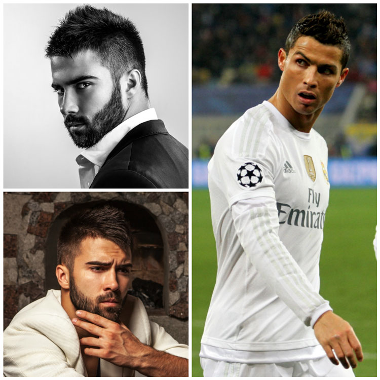 Celebrity Faux Hawk with Fringe Ideas Cristiano Ronaldo