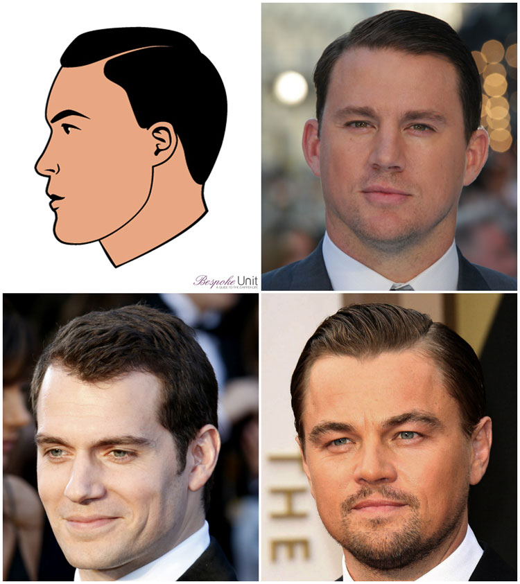 Celebrity Men Side Part Ideas DiCaprio Tatum Cavill