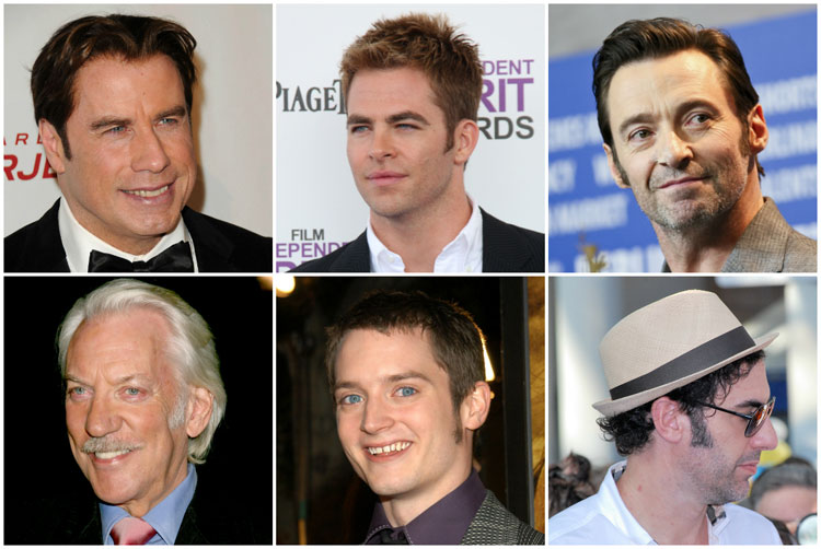 Celebrity Sideburns Ideas Travolta Wood Sutherland Pine Cohen Jackman