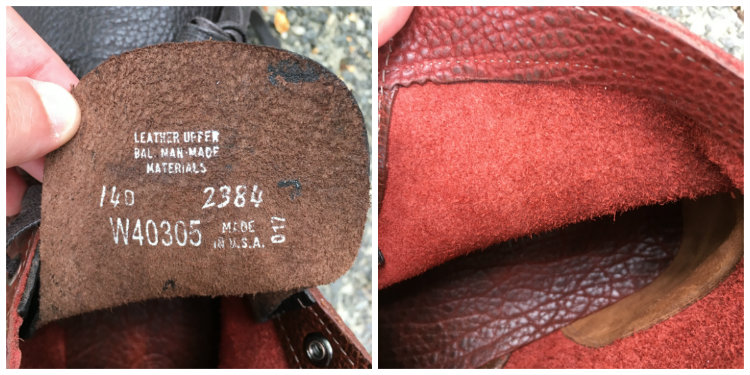 Closeup Of Inside Of Boot