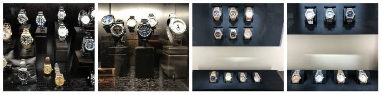 Collection of watches at Material Good