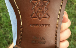 Engraving On Sole Of Shoe