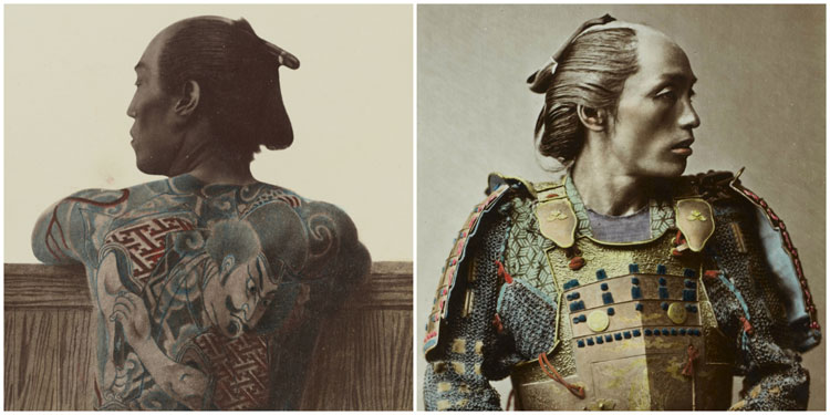 Examples of Traditional Samurai Chonmage Top Knots