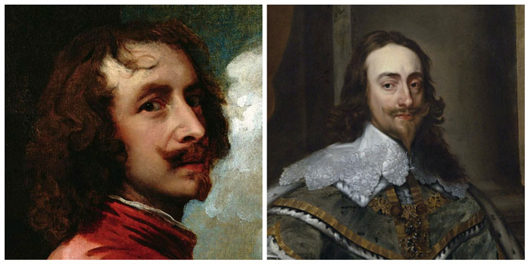 Famous Van Dyke Moustaches Anthony Van Dyck & Charles I