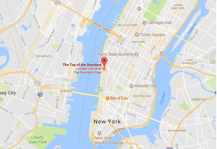 How To Get To Top of the Standard NYC