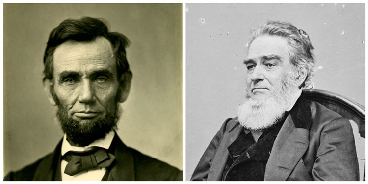 Old Dutch Chin Beards Abraham Lincoln & Edward Bates