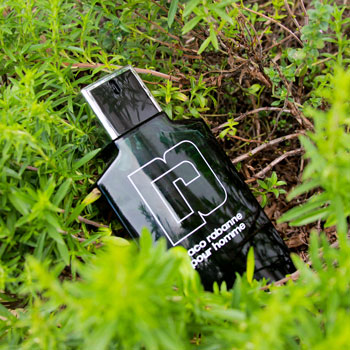 Paco Rabanne Pour Homme Bottle in Rosemary and Thyme