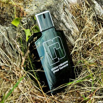 Paco Rabanne Pour Homme Packaging and Bottle by Oak Stump and Moss