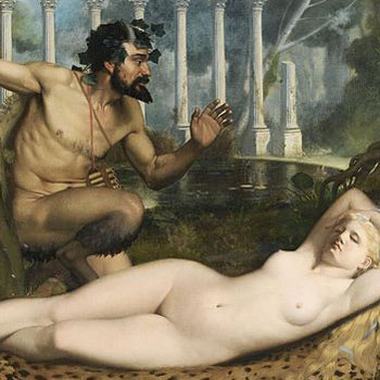 Pointed Beard Adolphe Alexandre Lesrel Pan and Venus