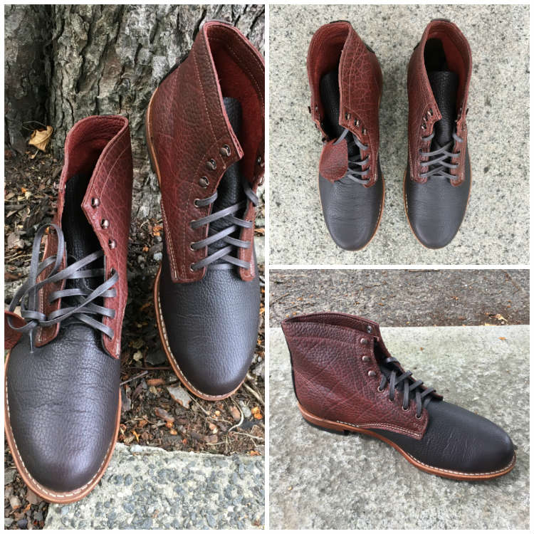 Two Tone Boot Collage