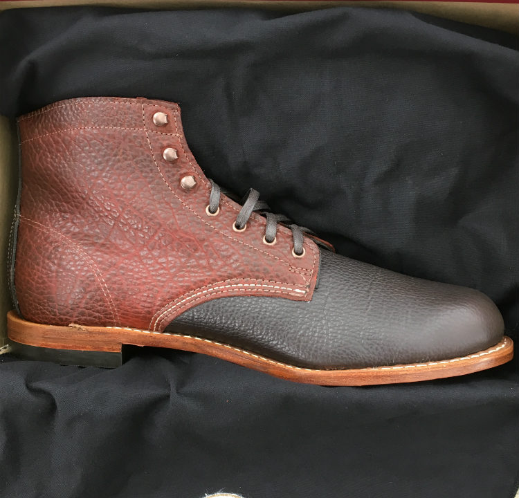 Two Tone Boot Inside Box