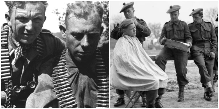Undercut Nazi German Royal Scots Military Haircuts Comparison