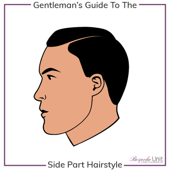 What Is A Side Part Hairstyle Graphic