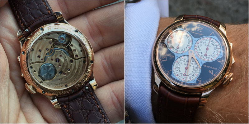 Manual Movement and Reflective Dial of Centigraphe