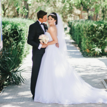 Newlyweds-In-Courtyard