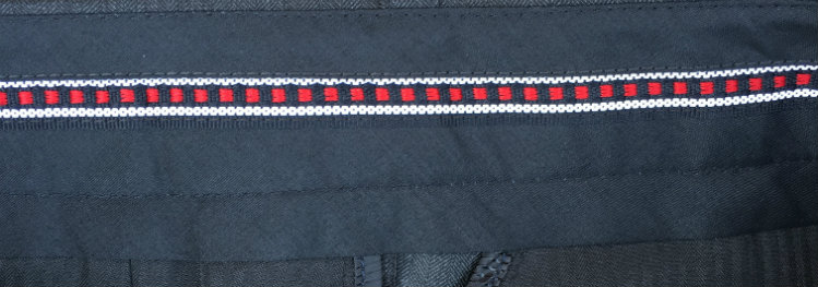 Red snugtex in waistband