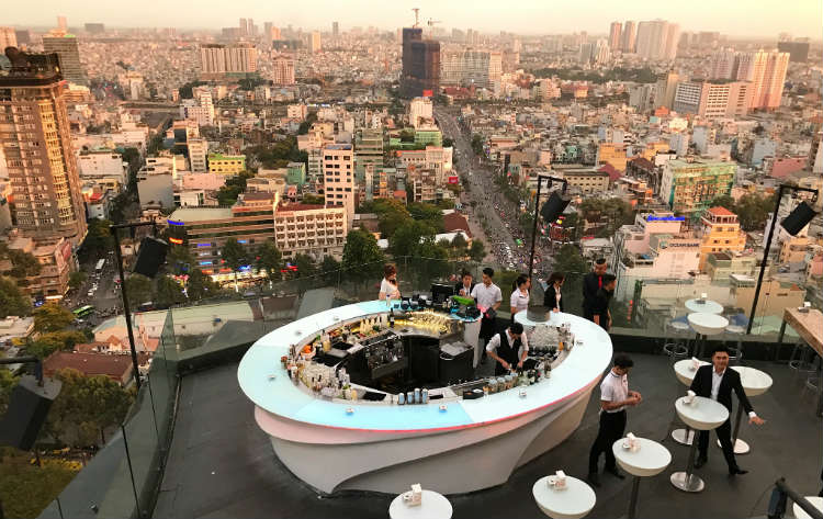 Rooftop Bar In Ho Chi Minh City