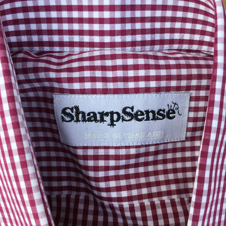 SharpSense gingham shirt