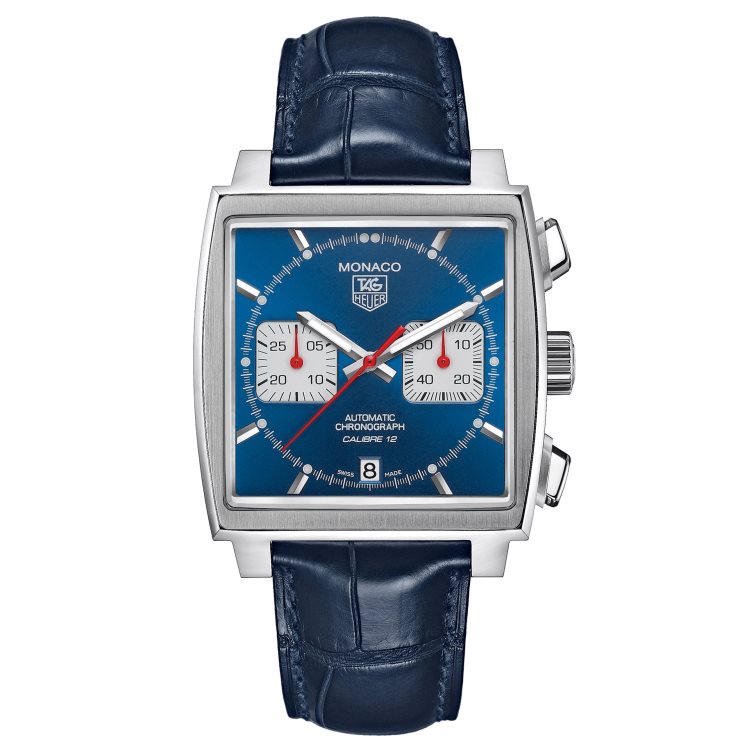 TAG Heuer Monaco Blue Alligator Luxury Watch