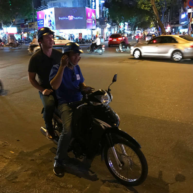 Uber Motorbike In Ho Chi Minh City Vietnam